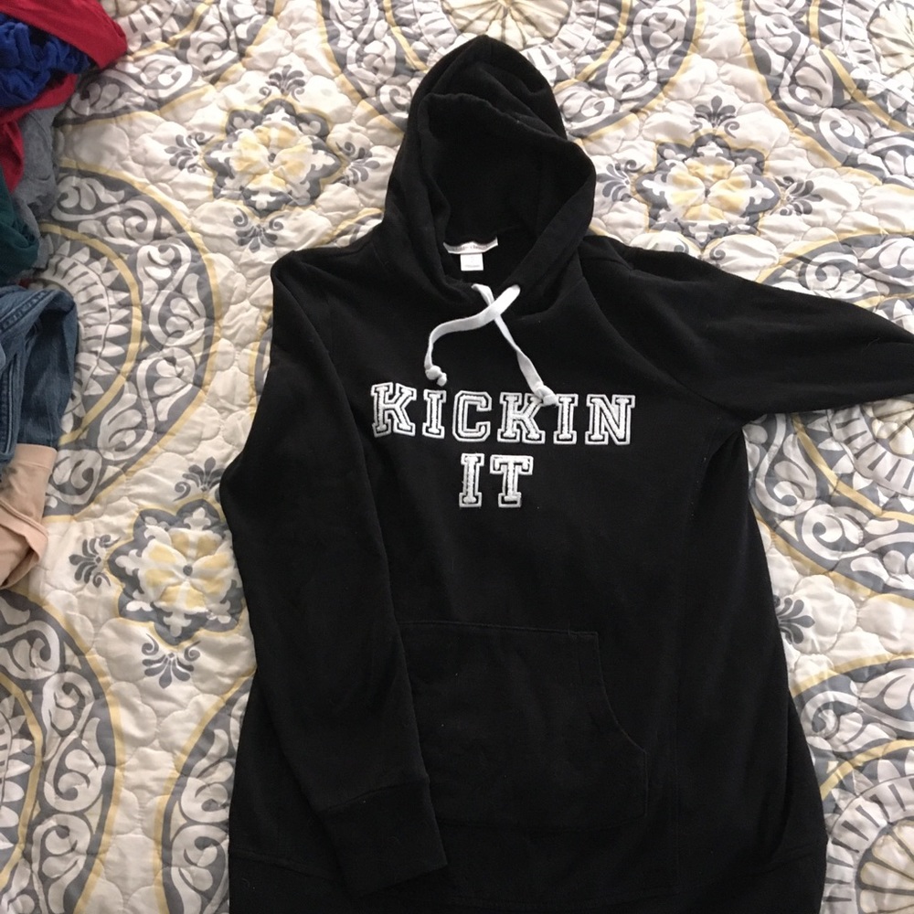 EUC Motherhood Maternity side panel hoody